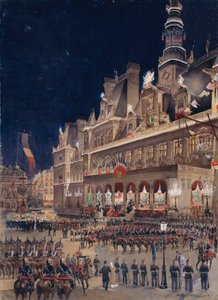 Mottagning av den ryske amiralen Avellan i stadshuset 19 oktober av Dumont Valiquet Dumont Valiquet