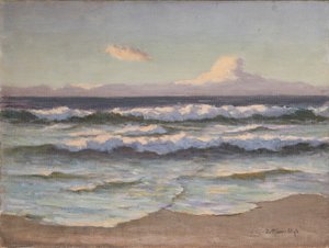 Lilac Waves (olja på duk) av Duncan McGregor Whyte
