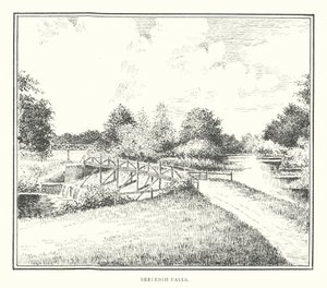 Beeleigh Falls (litografi) av Duncan Moul