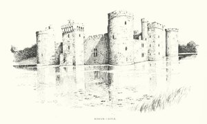 Bodiam Castle (litografi)