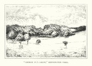 "George IV:s Galop", Bennington Park (litografi)