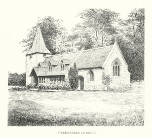Greenstead kyrka (litografi)