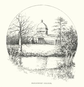Haileybury College (litografi) av Duncan Moul