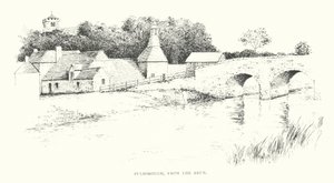 Pulborough, från Arun (litografi) av Duncan Moul