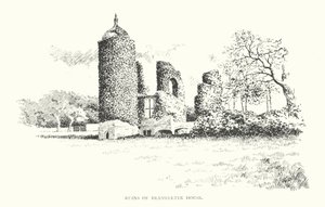 Ruinerna av Brambletye House (lito) av Duncan Moul