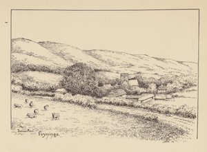 Sussex: Poynings (litografi) av Duncan Moul