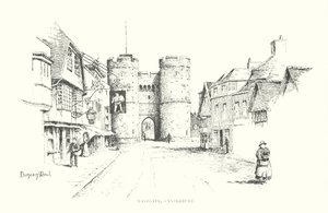 Westgate, Canterbury (litografi)