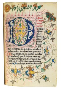 Tidsbok och bönbok på holländska, Nedre Rheinland, Emmerich, Cleves, ca 1480 av Dutch School