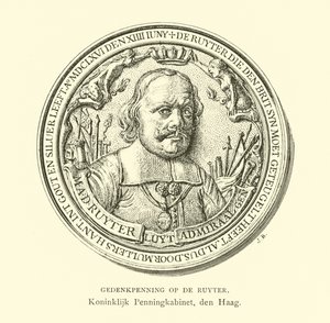 Jubileumsmedalj av amiral Michiel de Ruyter av Dutch School