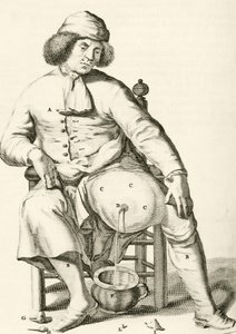 Dränering av vätska från en abscess av Frederik Dekkers, 1694 av Dutch School