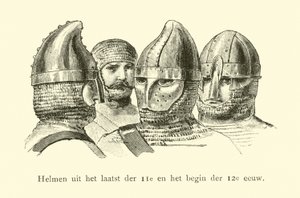 Hjälmar från slutet av 1000-talet och början av 1100-talet av Dutch School