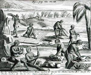 Hottentots av Dutch School