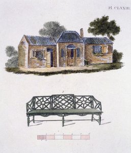 Illustration från Magazine of Garden Gems av G Van Laar, 1802 av Dutch School