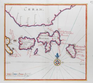 Ön Ceram (Seram), Indonesien. av Dutch School