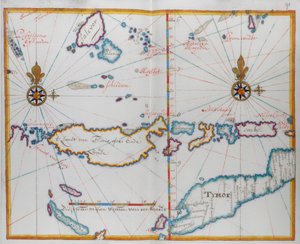 Ön Timor med omnejd. av Dutch School