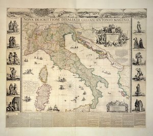 Italien, Klencke Atlas av Dutch School