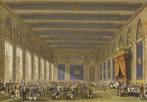 Öppnandet av generalstaterna, Bryssel, 1815 av Dutch School