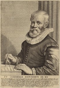 Porträtt av Cornelis Danckerts de Ry av Dutch School