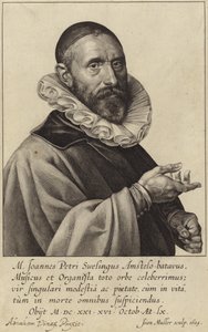Porträtt av Jan Pieterszoon Sweelinck av Dutch School