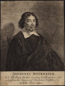 Porträtt av Johannes Hoornbeek av Dutch School