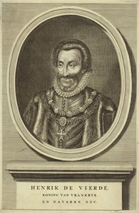 Porträtt av kung Henrik IV av Frankrike av Dutch School
