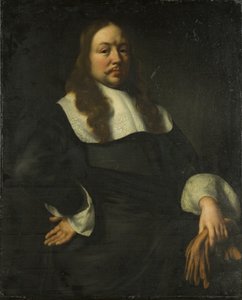 Porträtt av en man av Dutch School