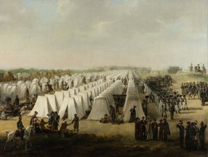 Armélägret i Rijen, 1831-5 av Dutch School