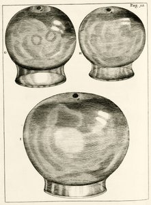 Olika koppningsglas, från The Practice of Medicine av Frederik Dekkers, 1694 av Dutch School