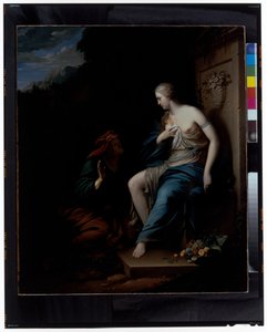Vertumnus och Pomona av Dutch School
