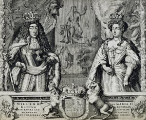 Vilhelm III (1650-1702) och Maria II (1662-94), ca 1688-94 av Dutch School