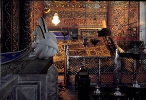 Utsikt över mausoleet i Mevlana (Celaleddin Rumi)
