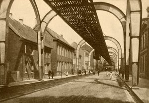 Ett elektriskt upphängningssystem med monorail, 1930. av ENA