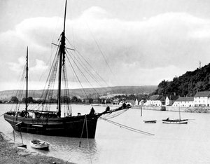 Minhuvud från hamnmuren, Somerset, 1924-1926.