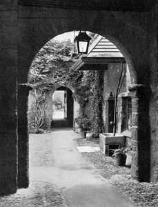 Gammal domstol i Exeter Cathedral, Devon, 1924-1926