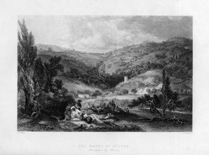 Oljeberget, Israel, 1841. av E Benjamin