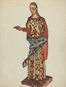 Bulto (Träfigur av helgon) av E. Boyd