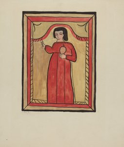 The Christ Child-Retalba El Nino Perdido, The Lost Child a Retabla, 19351942.