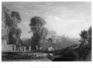 Jupiter Panhellenius tempel, 1800-talet