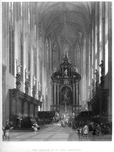 Kyrkan St Paul, Antwerpen, 1800-talet