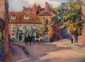 Eton: Common Lane House (färg litho)