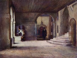 Eton: The Cloisters (färg litho)