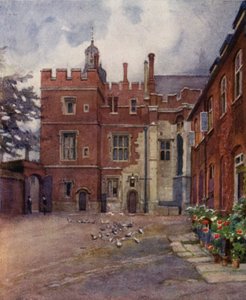 Eton: The Old Brewhouse Yard (färg litho)