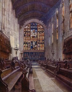 Eton: Upper Chapel (färg litho)