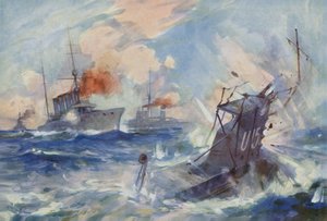 Sänkning av den tyska ubåten U-15 av HMS Birmingham