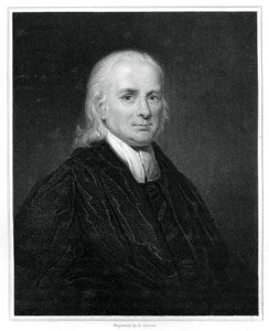 Christian Friedrich Schwarz, tysk protestantisk missionär till Indien, 1834. av E. Scriven