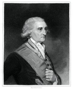 George Brydges Rodney, 1:e baron Rodney, brittisk sjöofficer, 1833. av E. Scriven