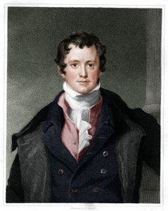 Humphry Davy, engelsk kemist, 1833 av E. Scriven