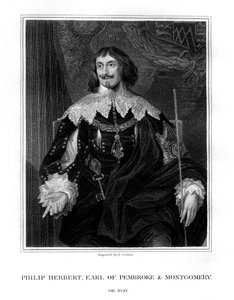 Philip Herbert, 4:e earlen av Pembroke, hovman och politiker, 1828. av E. Scriven
