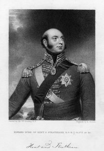 Prins Edward Augustus 1767-1820, hertig av Kent och Strathearn, 1800-talet.