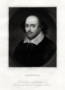 William Shakespeare, engelsk dramatiker, 1800-talet. av E. Scriven